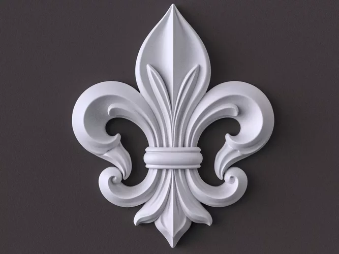 Fleur de Lis Architectural Ornament-05