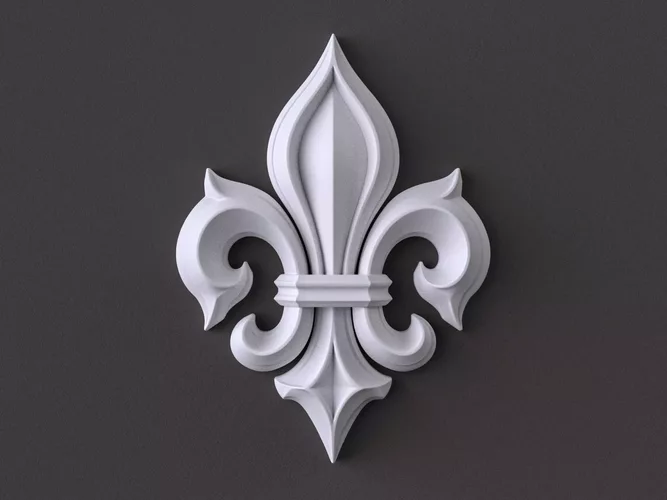 Fleur de Lis Architectural Ornament-06