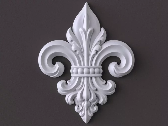 Fleur de Lis Architectural Ornament-07