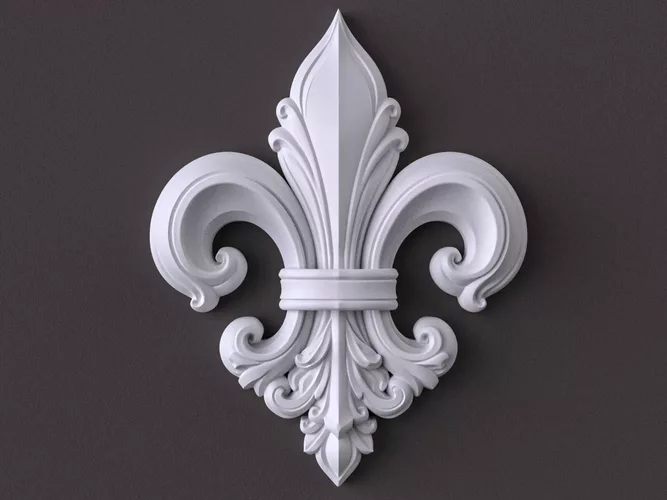 Fleur de Lis Architectural Ornament-09