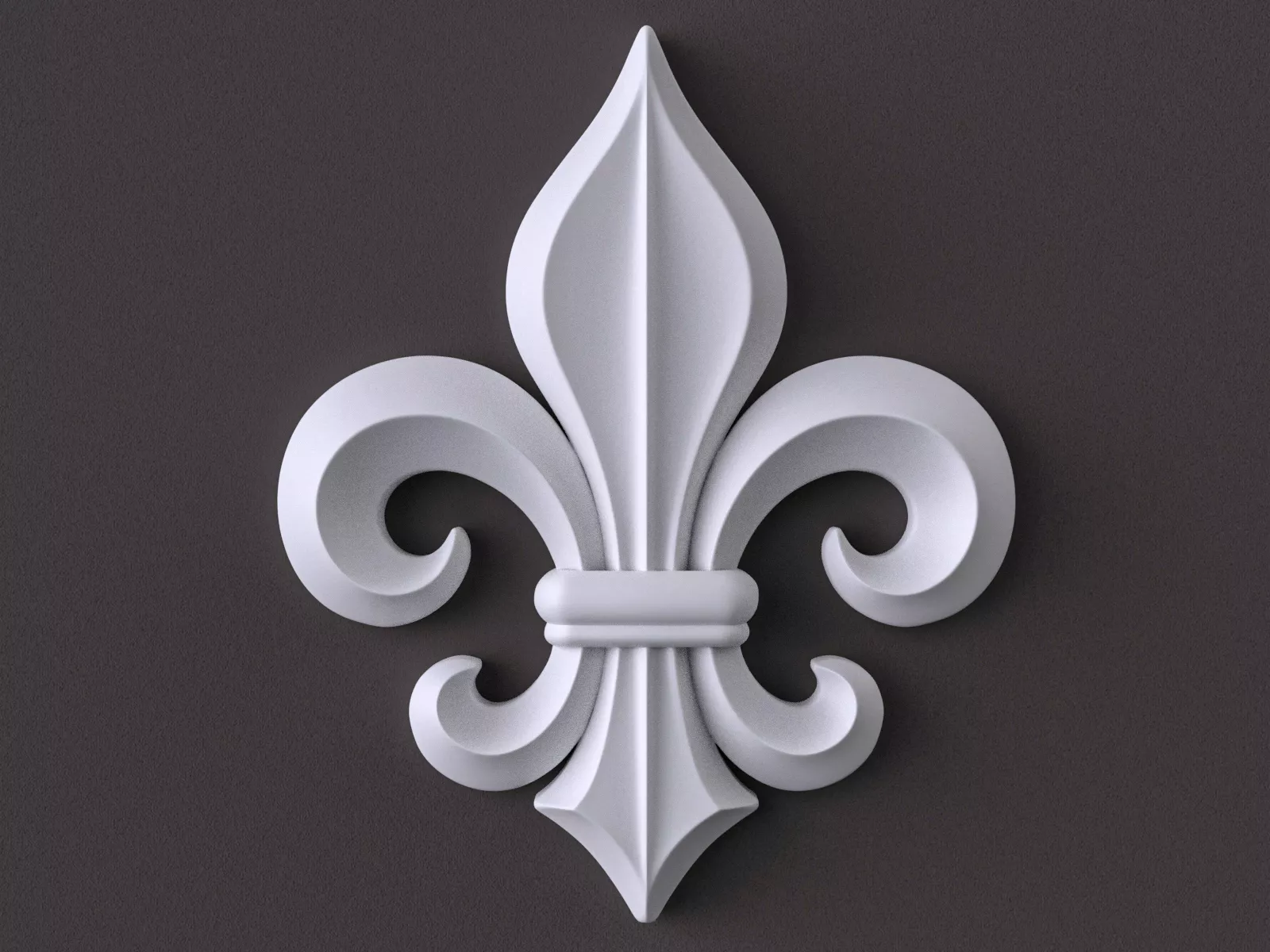 Free Fleur de Lis Architectural Ornament Free 3D print model