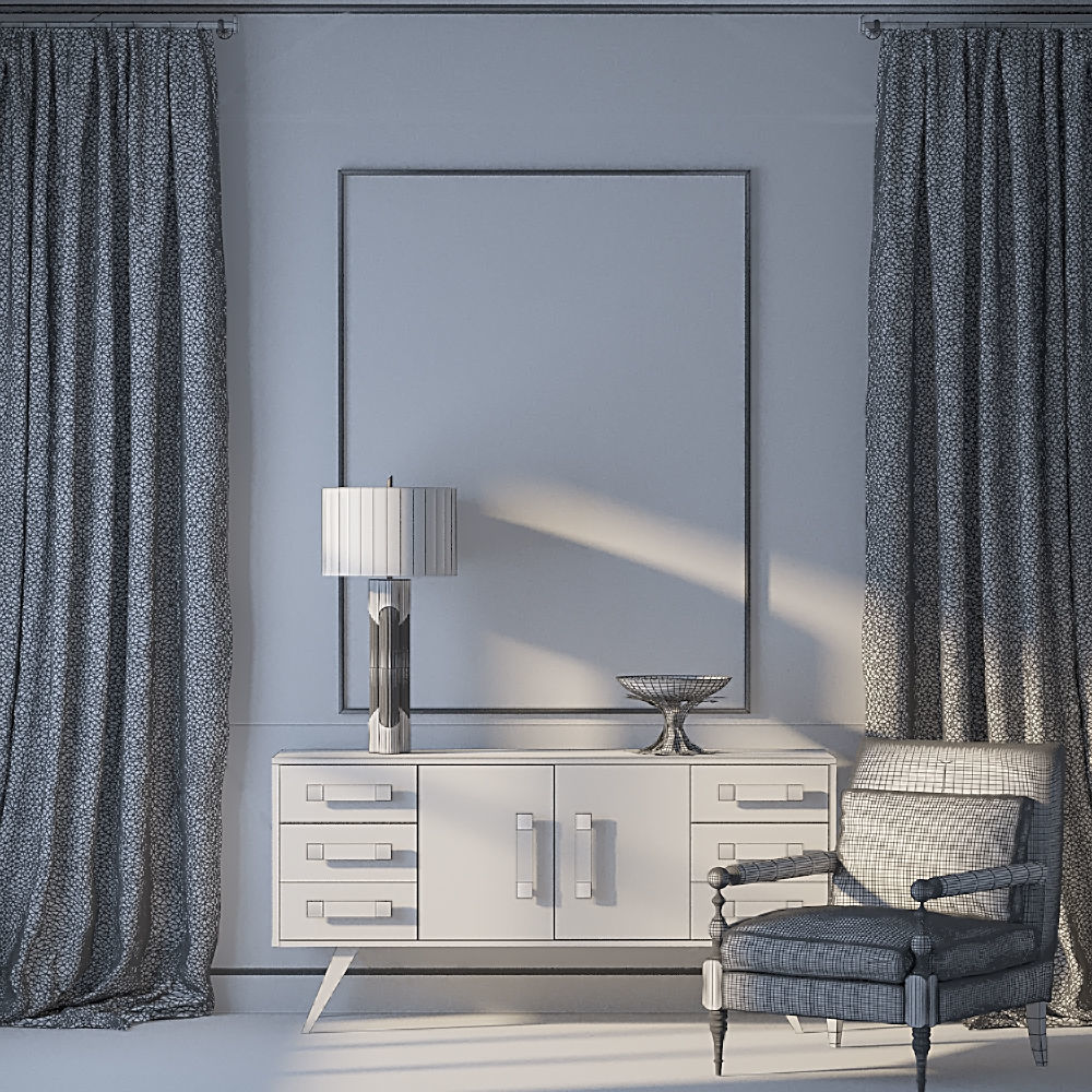 Decorative symphony set 3D model_2