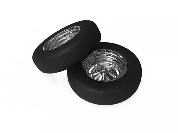 Wheel pair of wheels 3D model