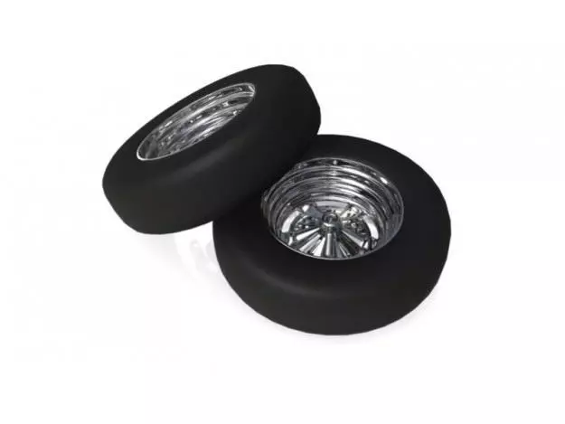 Wheel pair of wheels 3D model