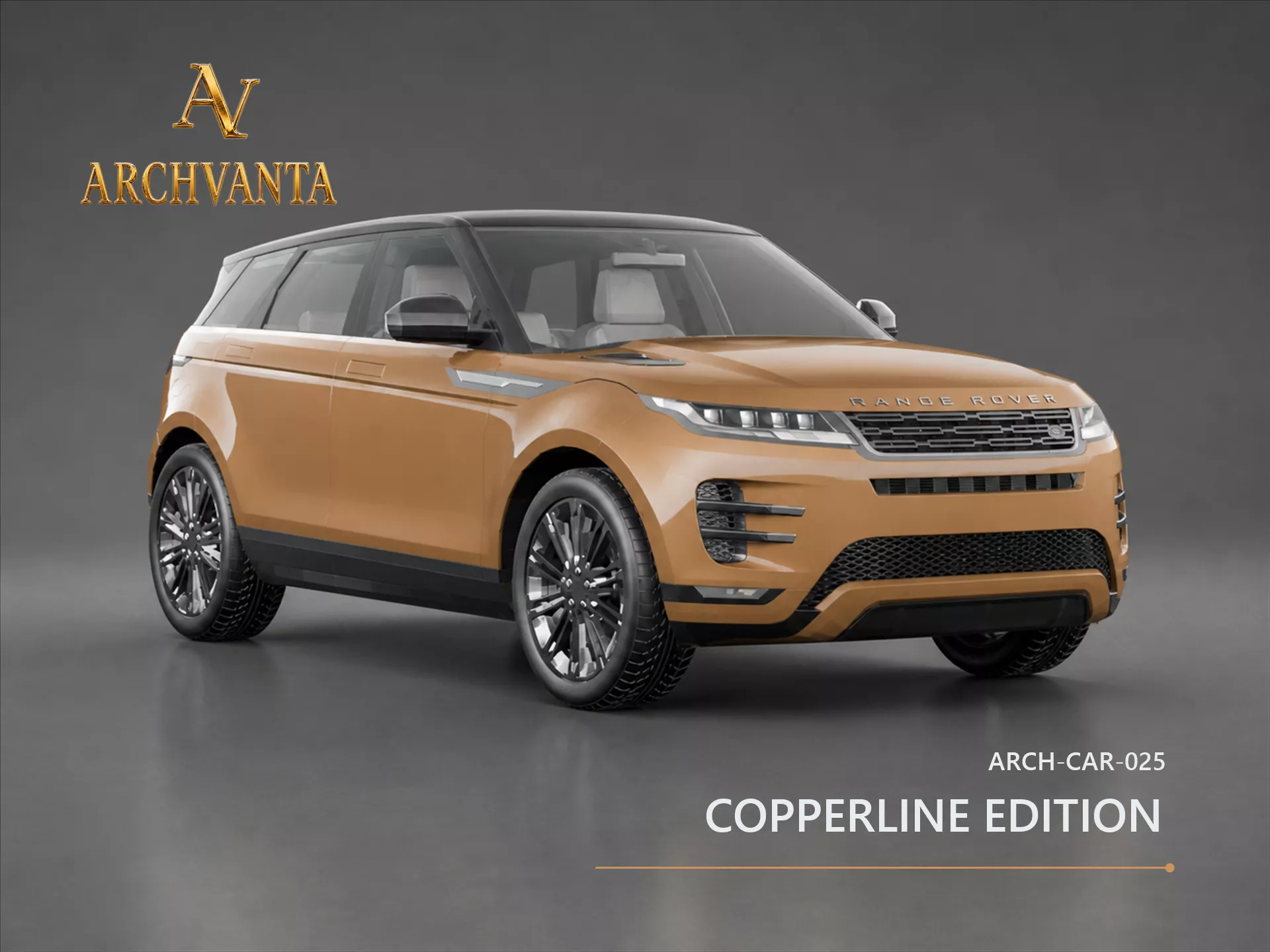 Copperline Edition Luxury SUV - High Detail 3D Model 3D model