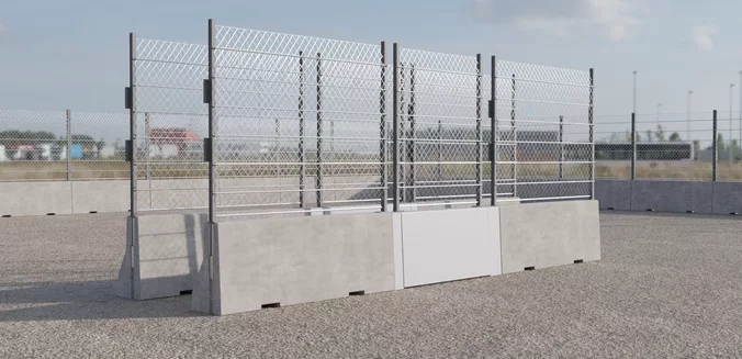 Single Metal Gates with Type B fenced block 250x110