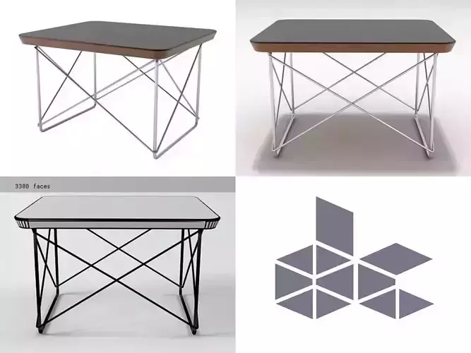 LTR eames side table