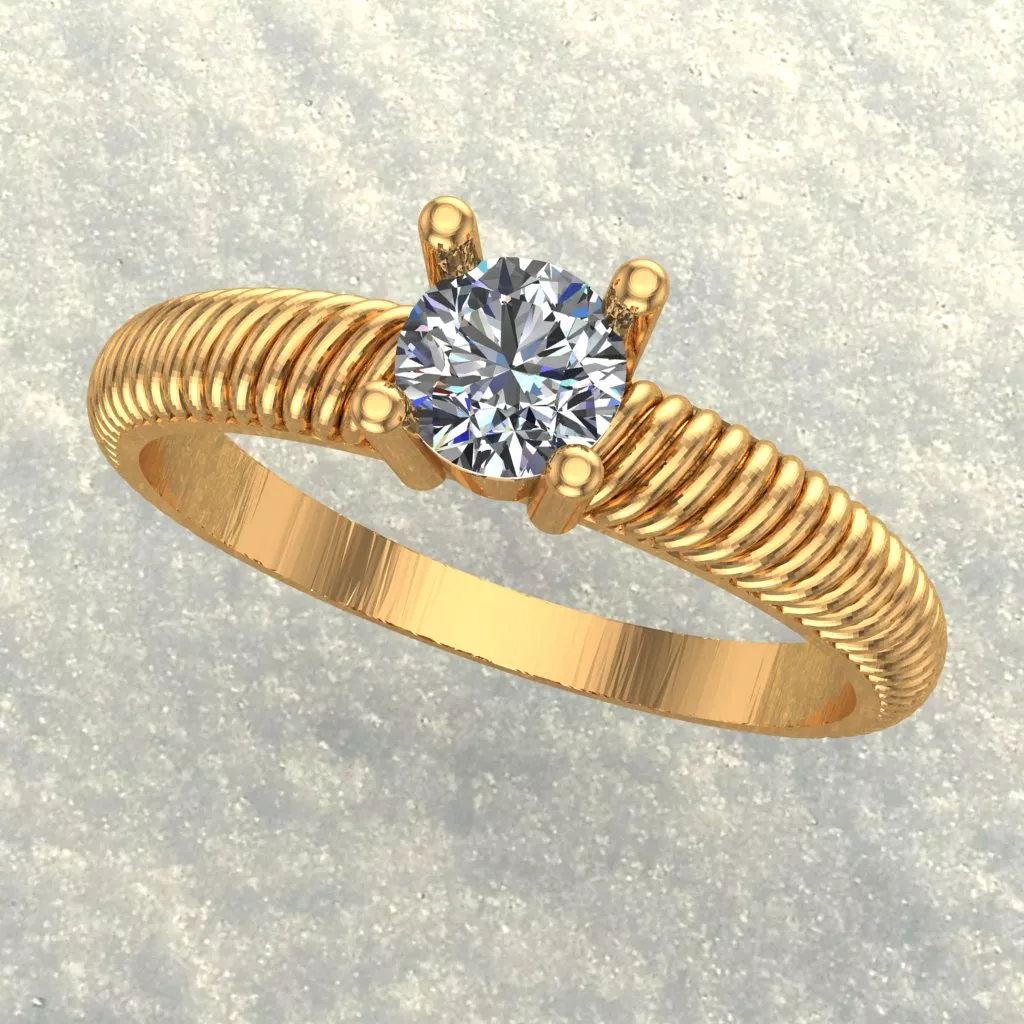 Diamond Ring 3D print model