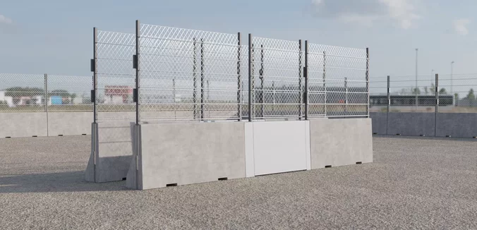 Single Metal Gates with Type B fenced block 250x130