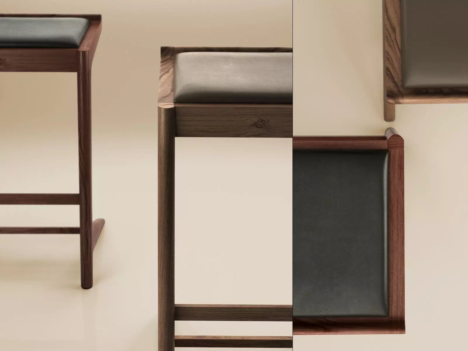 Curtis Stool 3D model_2