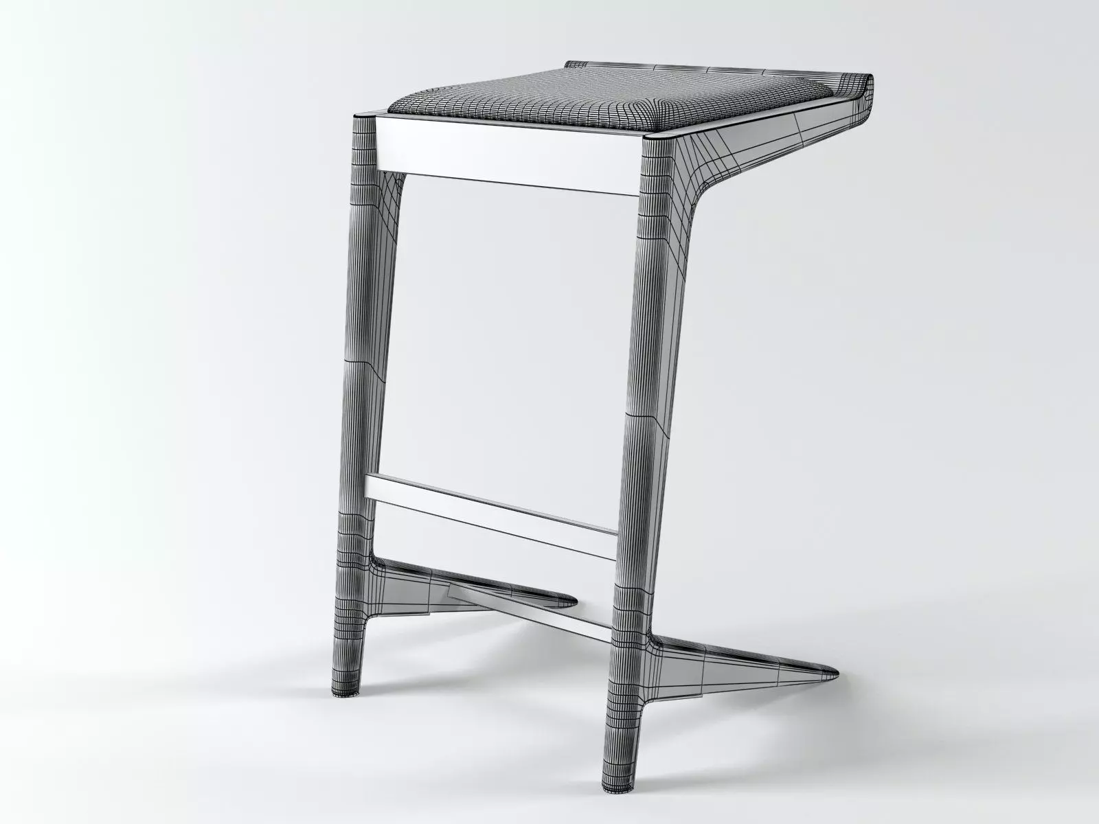Curtis Stool 3D model_4