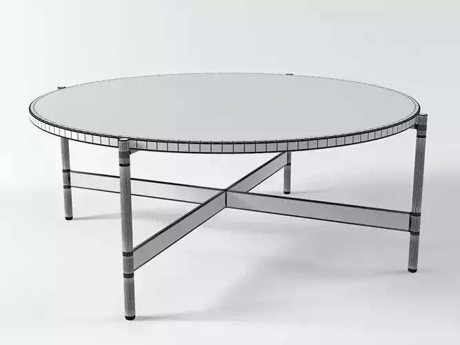 Heron square table with metal legs
