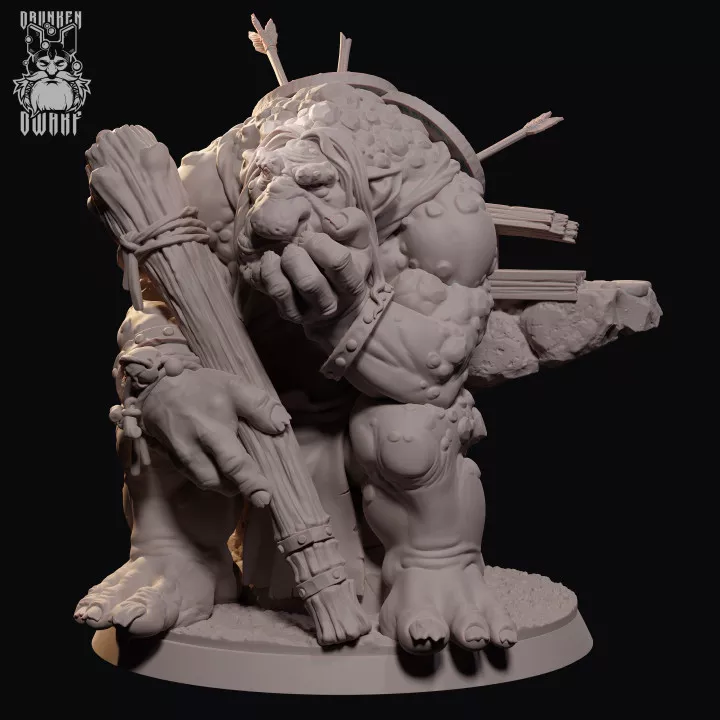 Troll at the bridge 3D print model