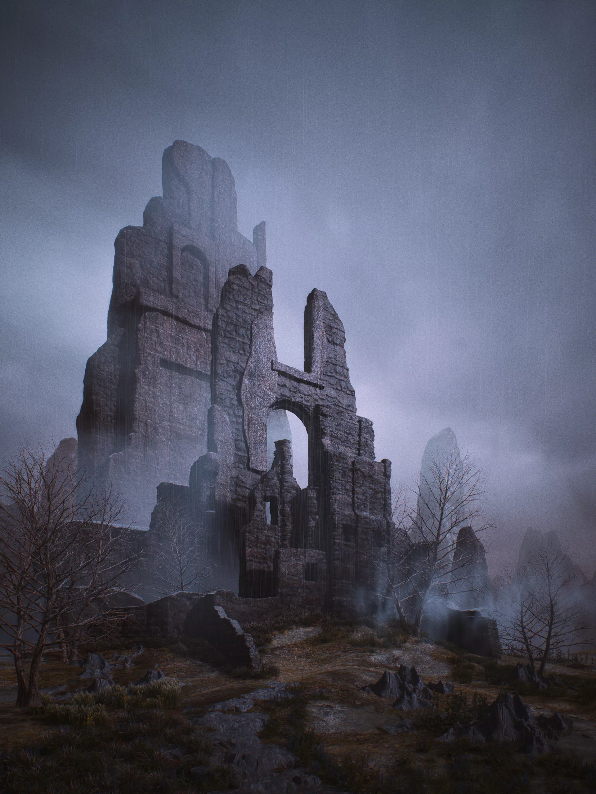 The Obsidian Spire 3D model