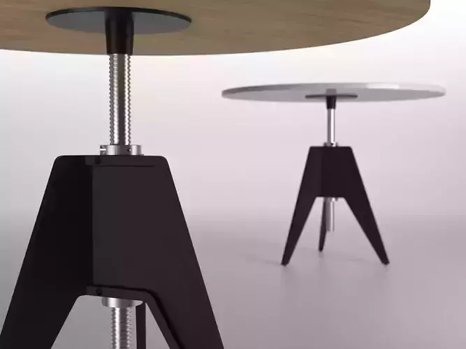Screw Table 3D model