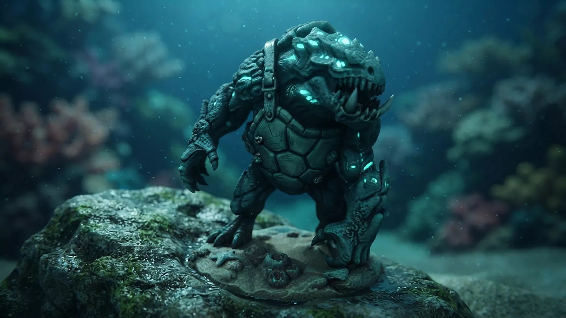 Swamp Bog Monster High Detail 3D Print Miniature 3D print model