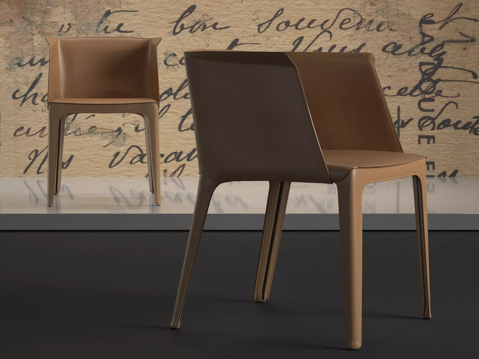 Isabel Armchair 3D model_1