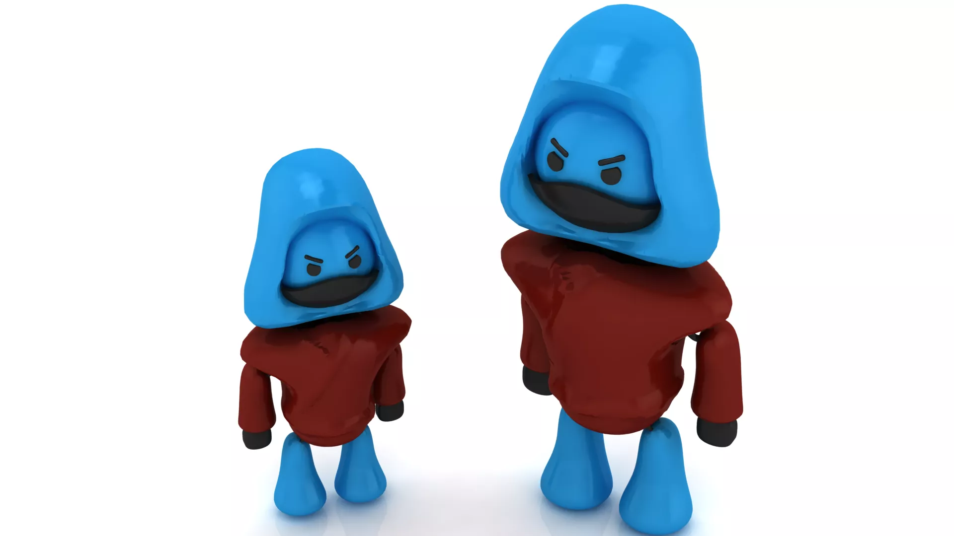 Flexi Hooded Ninja 3D print model