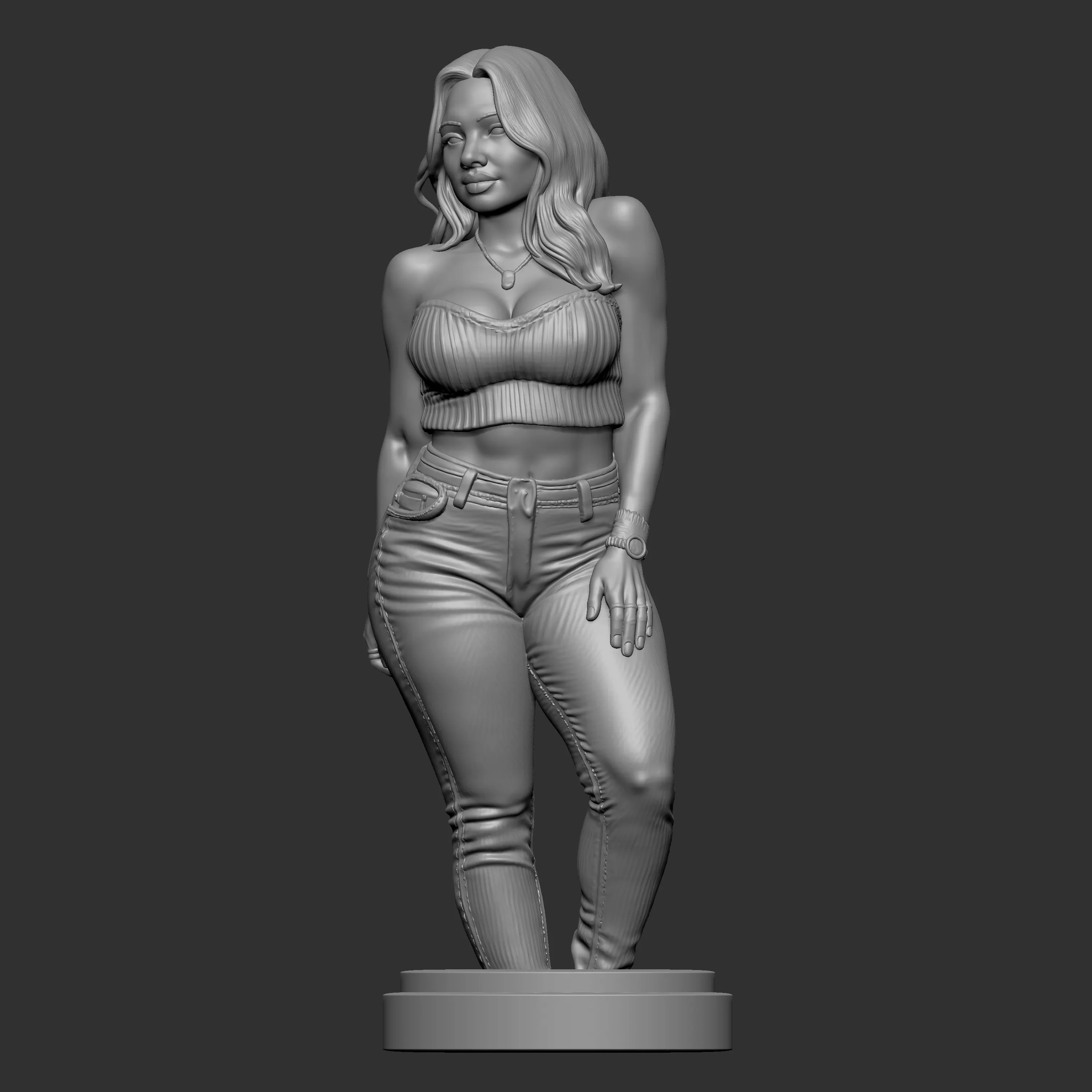 casual woman 2 3D print model