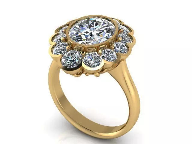 Ring R0117  3D print model_0