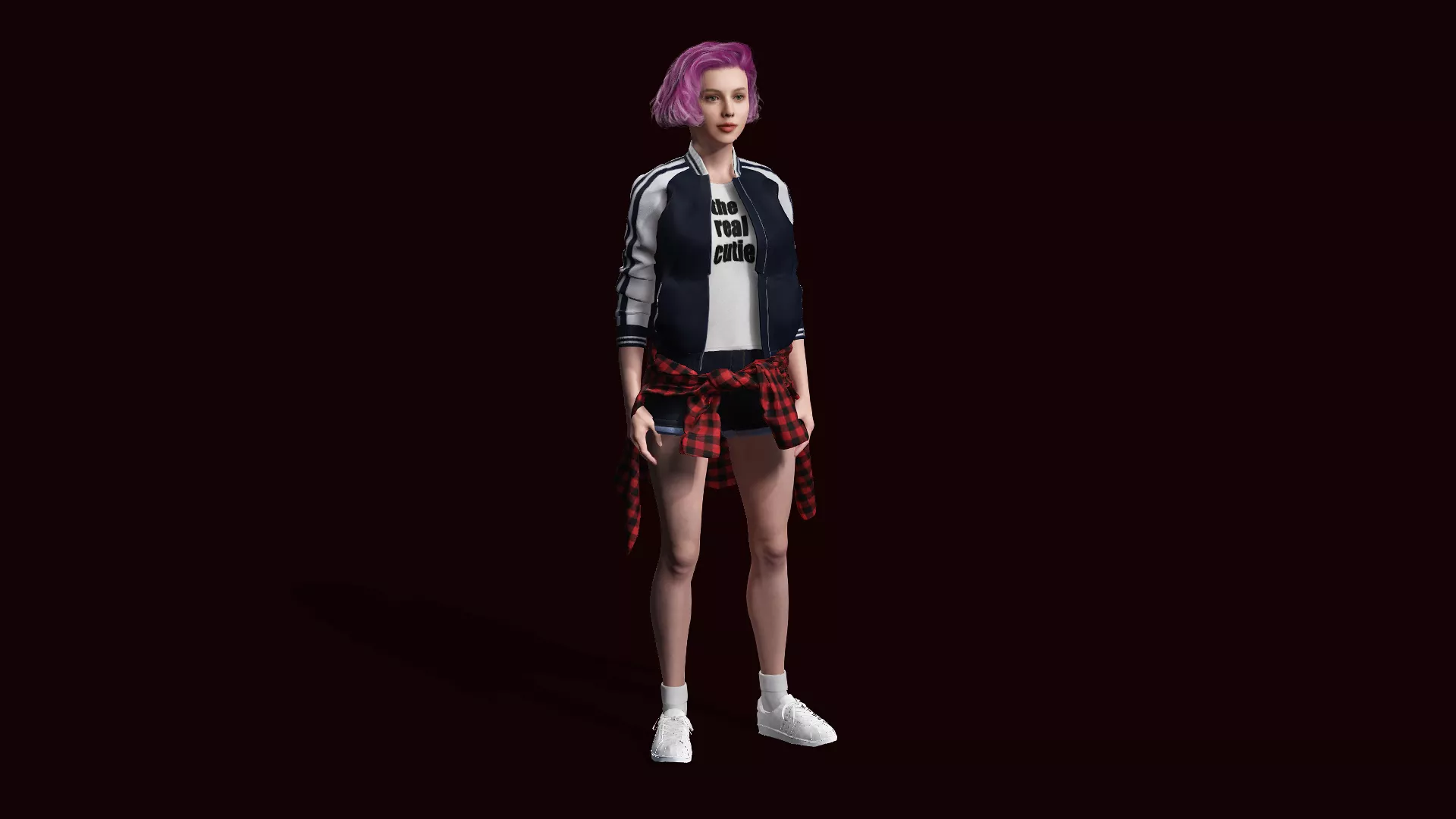 Realistic Human Female 3D Model 3D model