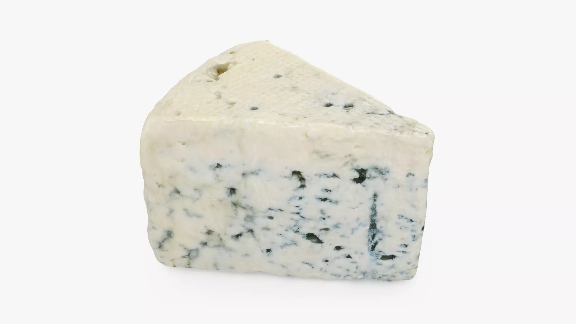 Blue Cheese Slice Low-poly 3D model