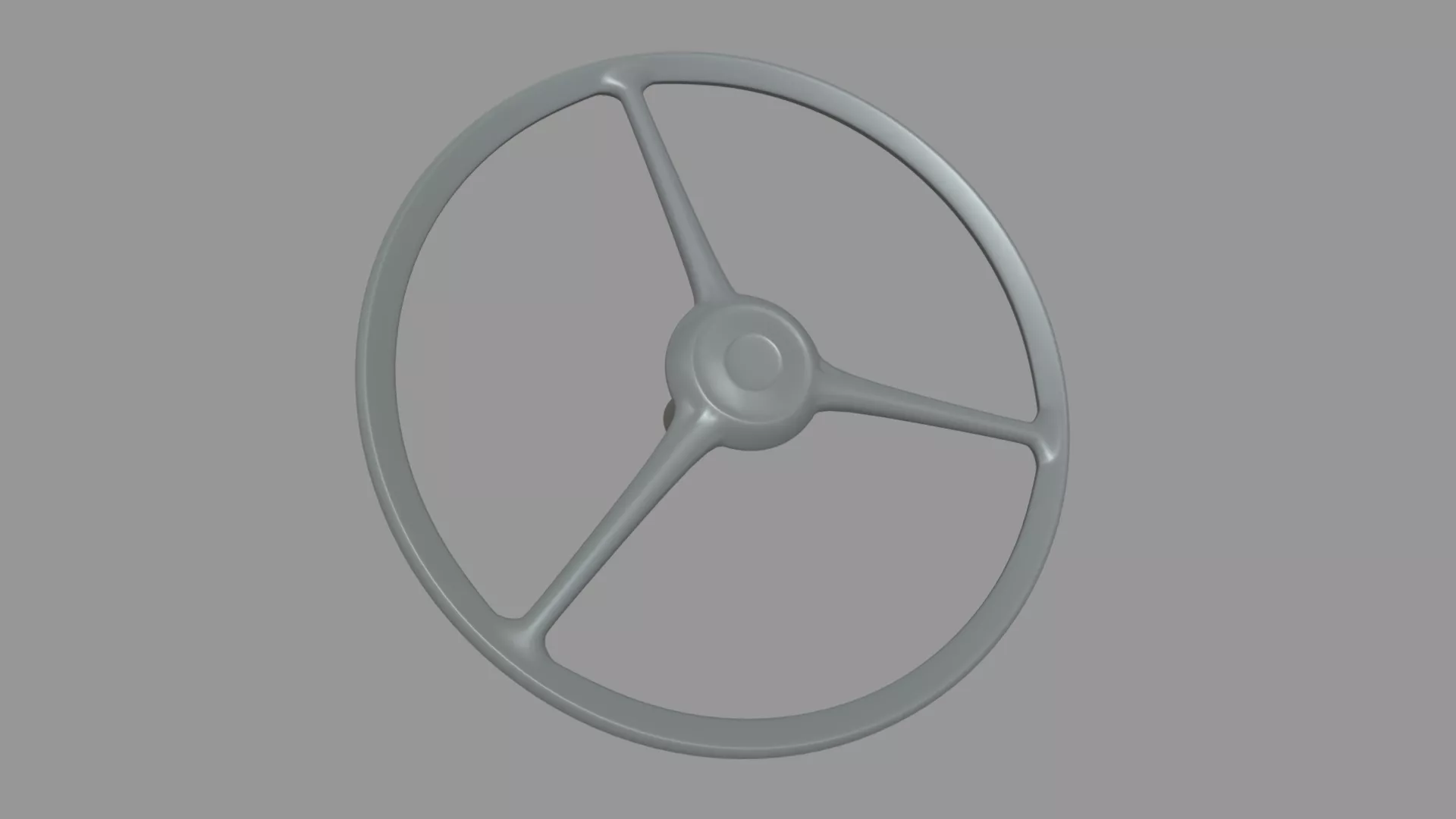 Steering Wheel Car 012 Low-poly 3D model