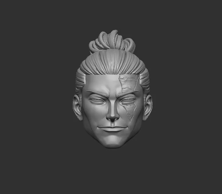 Aoi Todo Headsculpt for Action Figures 3D print model