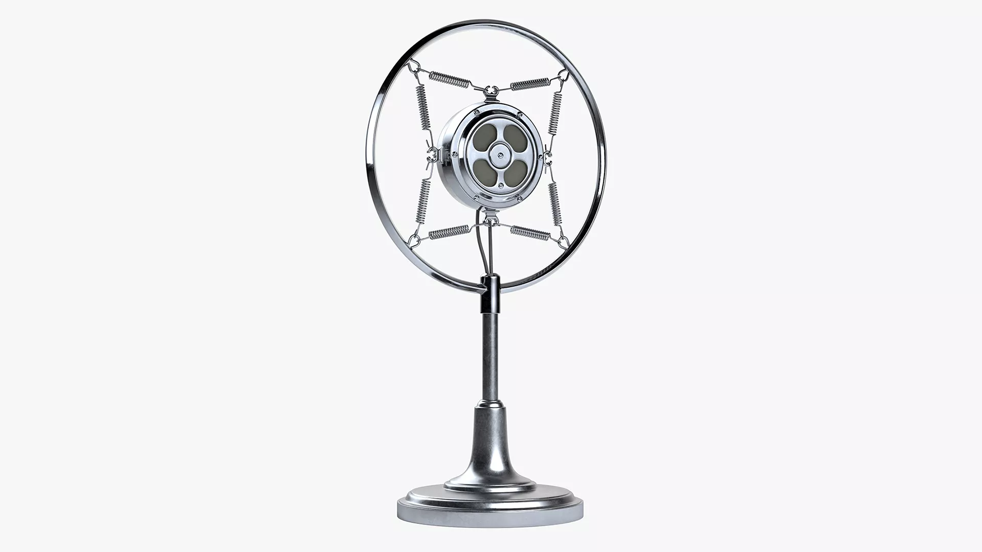 Vintage Shure 5B Microphone 3D model