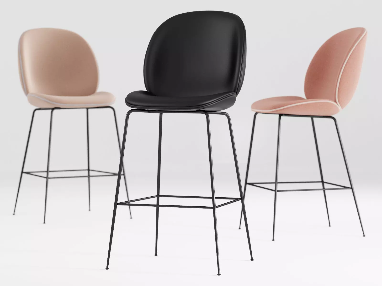 Beetle Barstool 3D model_1