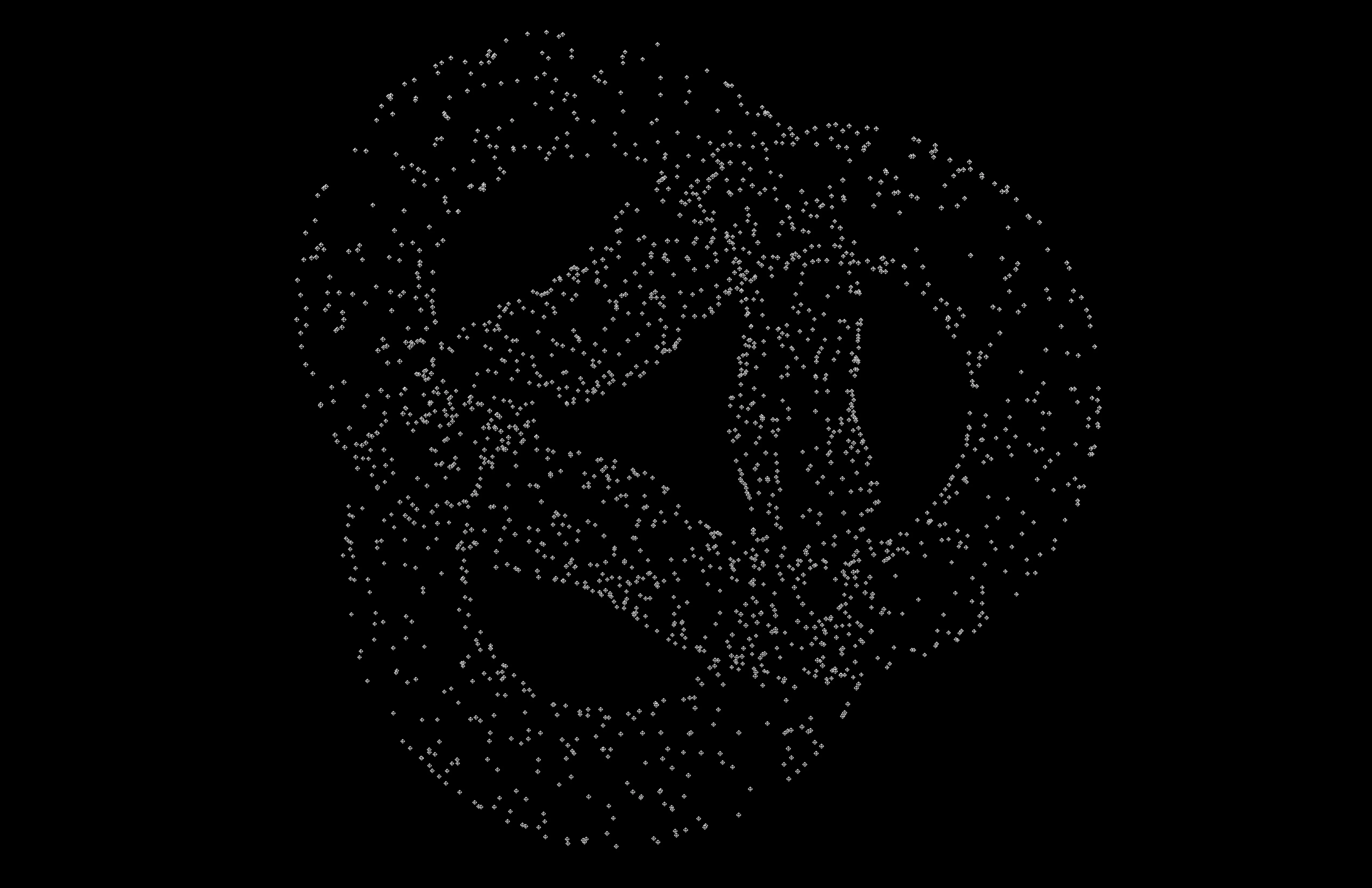 TorusKnot Particle Style Shape v1 003 Low-poly 3D model