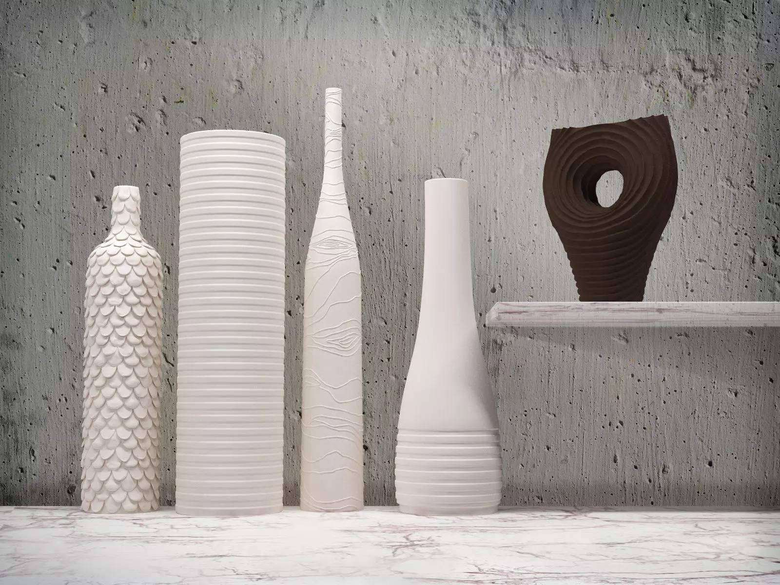 Ceramic Set 02 3D model_3