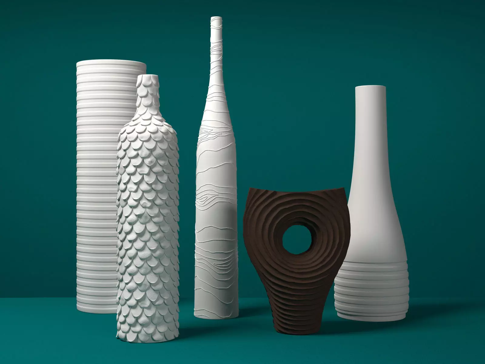 Ceramic Set 02 3D model_1