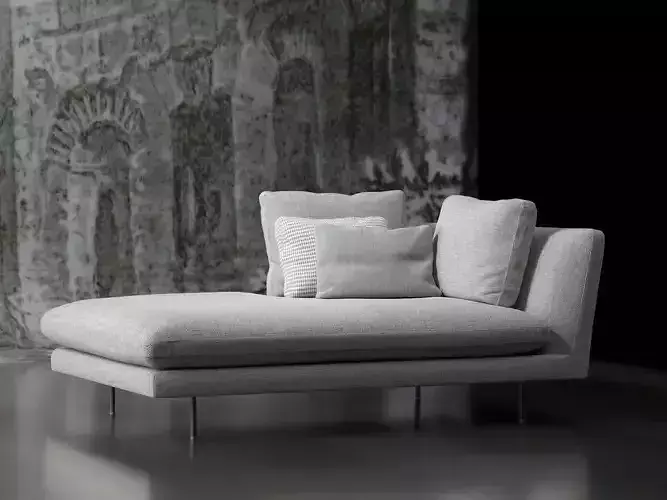 Lars Chaise Longue 3D model