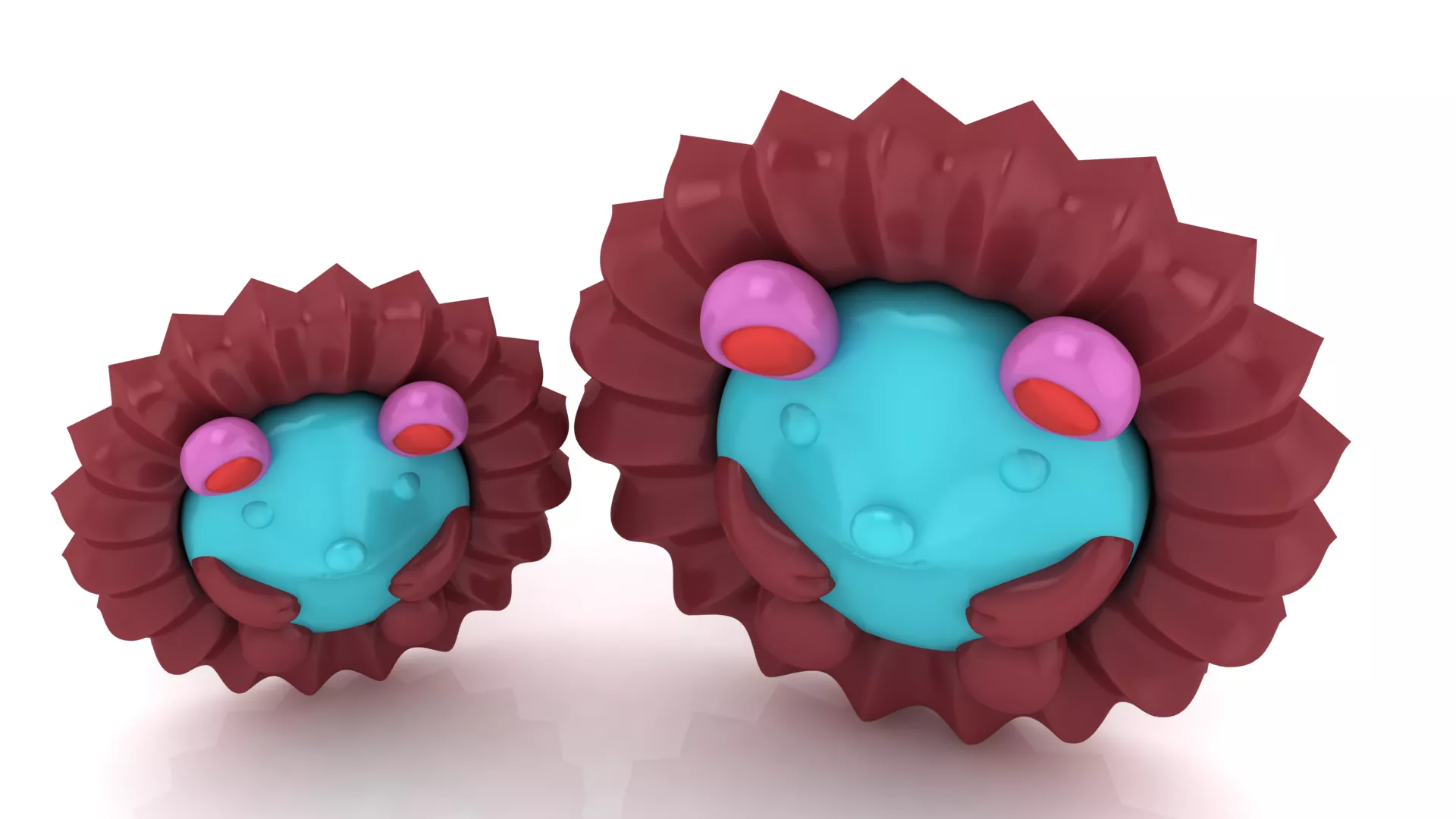 Flexi Sunflower Hedgehog 3D print model