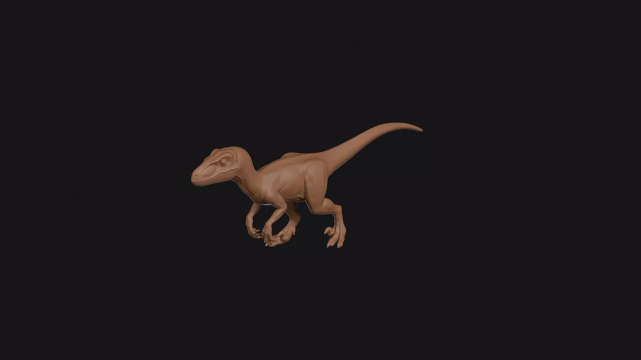 Velociraptor 3D print model