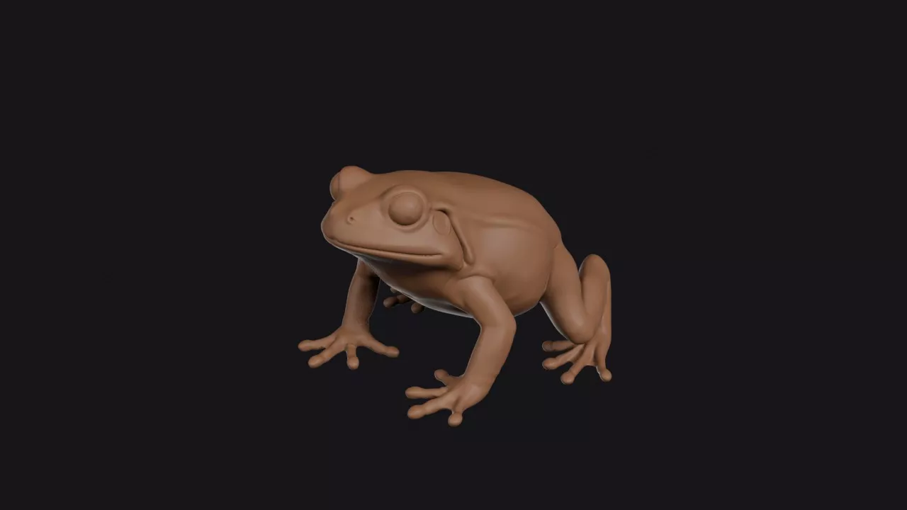 Tomato Frog 3D print model
