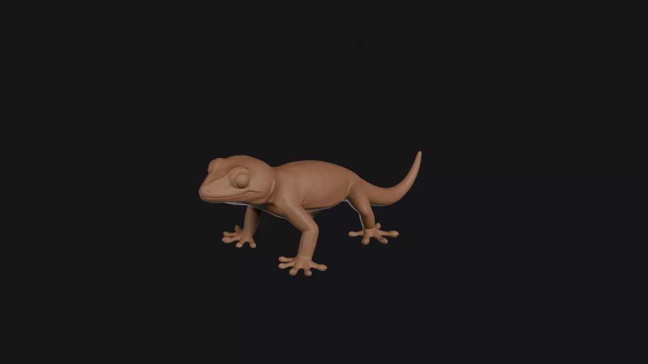 Tokay Gecko 3D print model