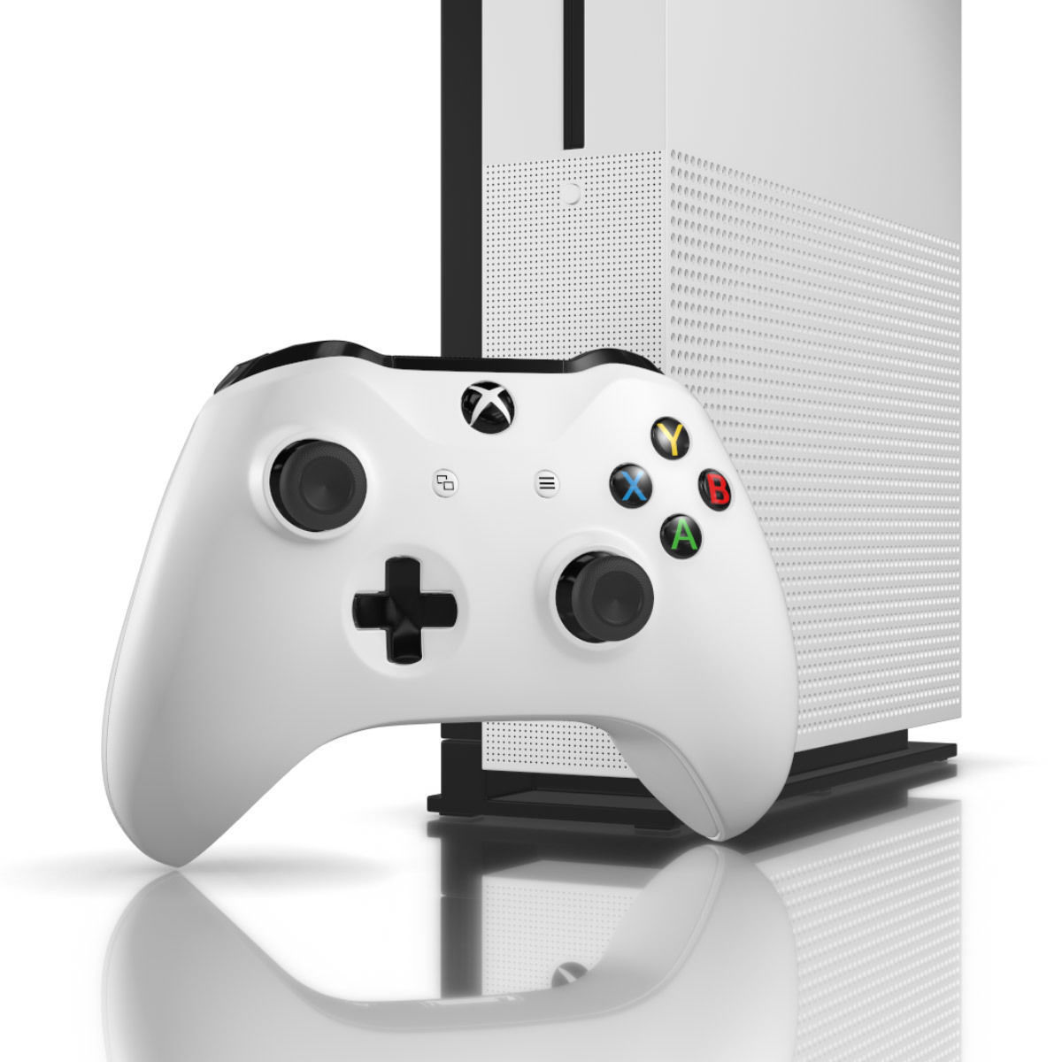 Xbox One S for Element 3D 3D model_7