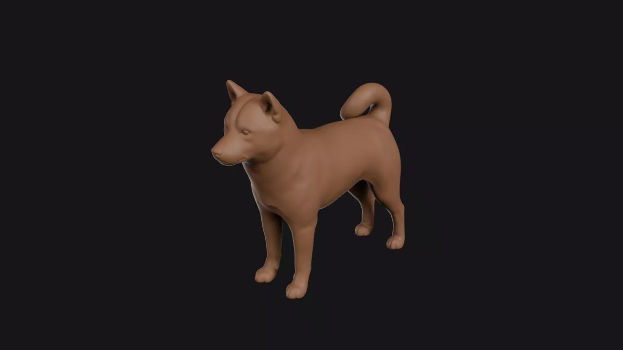 Shiba Inu 3D print model