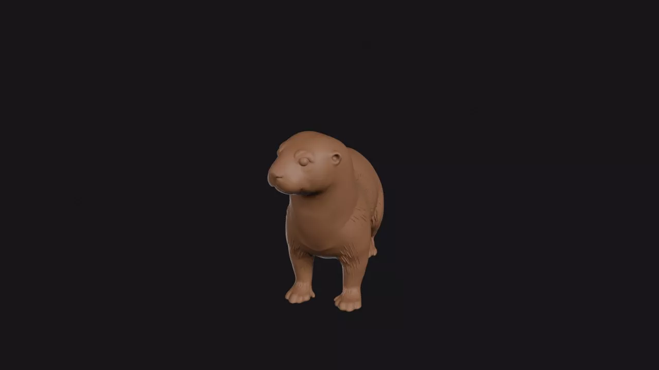 Sea Otter 3D print model
