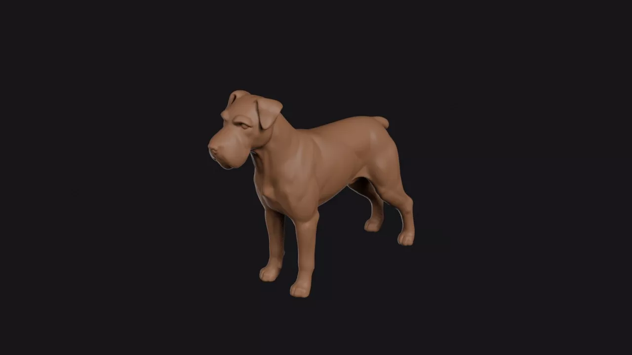 Schnauzer 3D print model