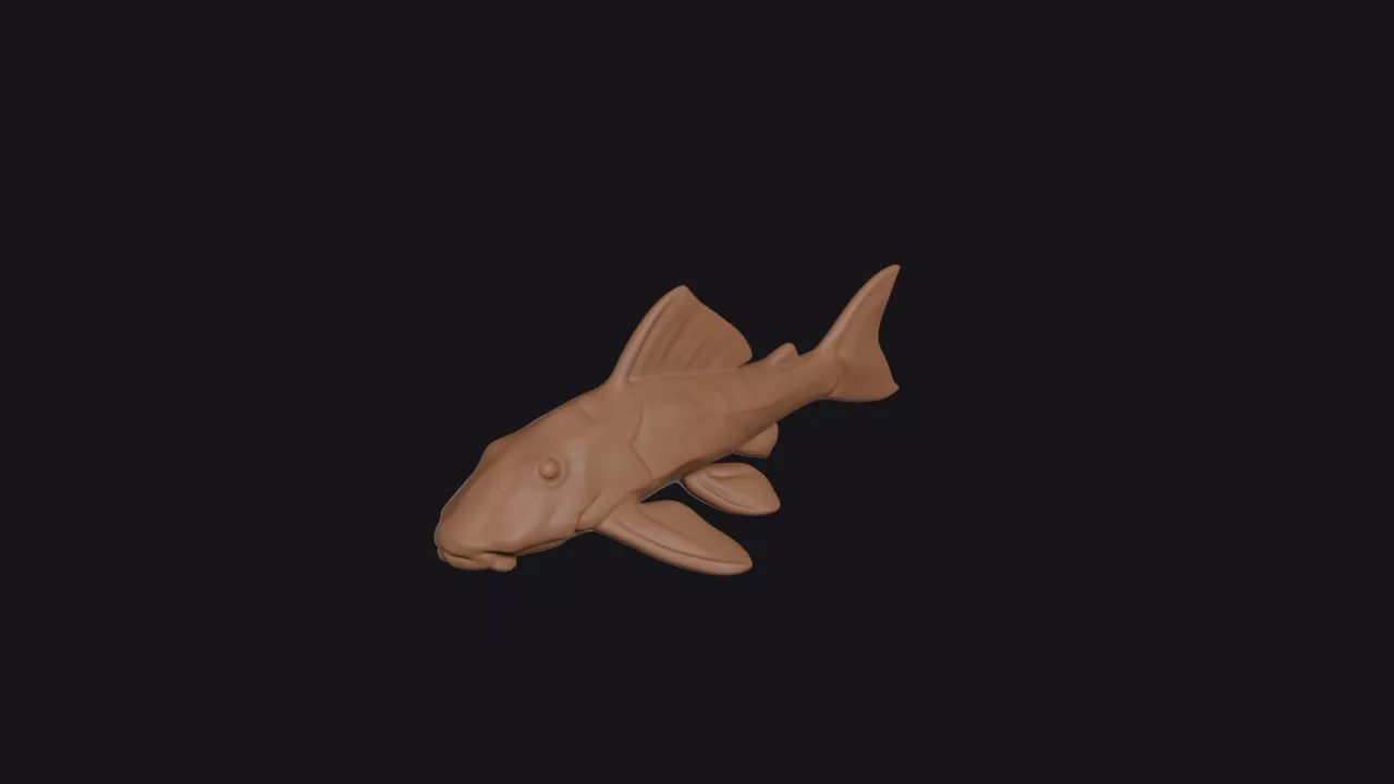 Plecostomus 3D print model