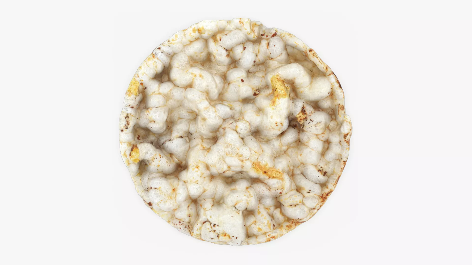 Multigrain Rice Cake 03 Low-poly 3D model