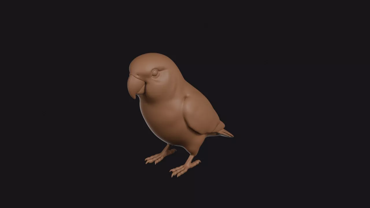 Lovebird 3D print model