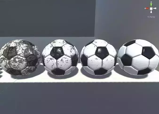Balls I  All Sports Free low-poly 3D model