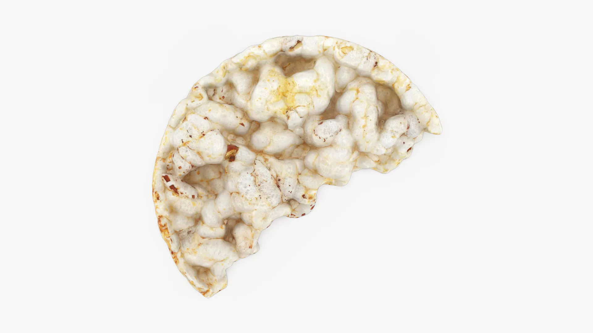 Half Cut Multigrain Rice Cake Low-poly 3D model