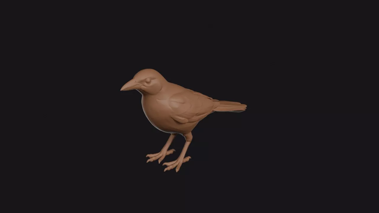 Grackle 3D print model