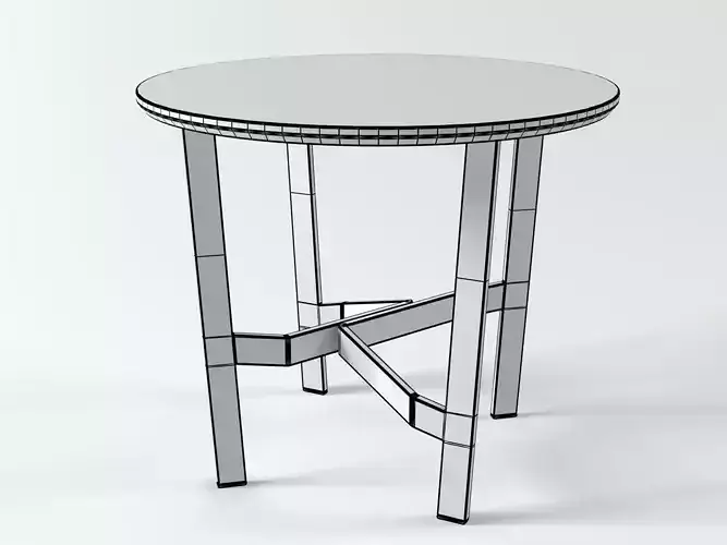 Quake round side table