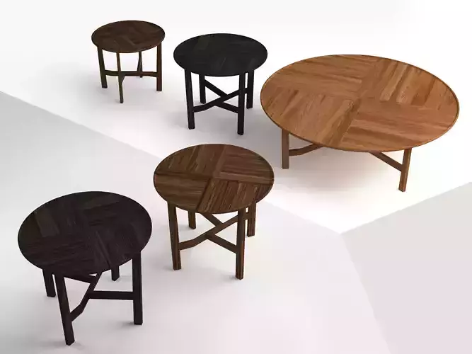 Quake round side table
